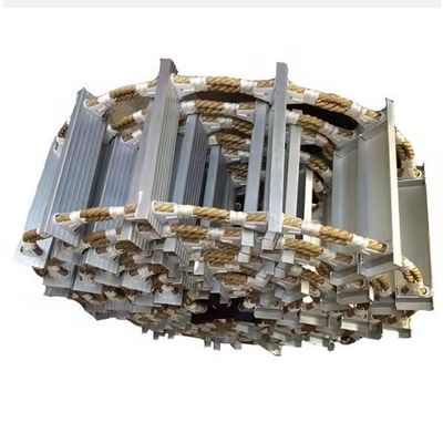 Thang dây thừng bước lên tàu bằng hợp kim nhôm để lên thuyền cứu hộ