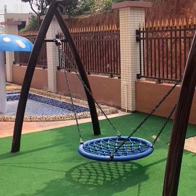 Outdoor Nest Basket Rope Swing Playground Net Rope Swing