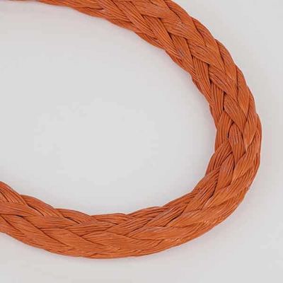 Đường dây dây kết hợp polyester UHMWPE đan gấp đôi để kéo và đậu tàu