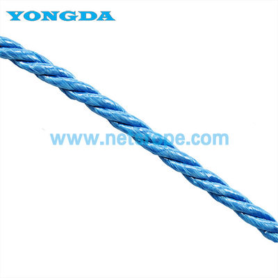 Sợi dây polypropylene 16mm màu xanh dương 3 sợi cho đậu/Nông nghiệp/Ngư nghiệp/Xây dựng/Đại dương