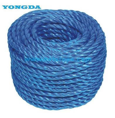14-50mm Unyielding PP 3-stand Twisted Lifting Rope Cho việc nâng / cố định / An toàn / Công nghiệp / Xây dựng