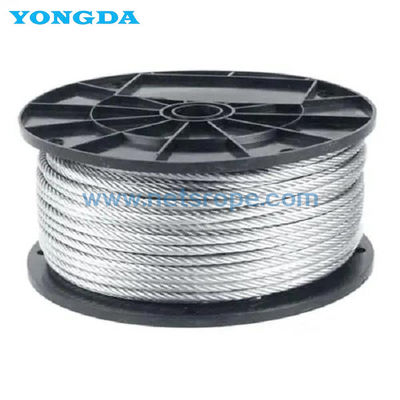 6 × 19 ((A) Sợi dây thép kẽm cho đường cao tốc guardrail với sức mạnh cao, chống ăn mòn và bền an toàn cáp