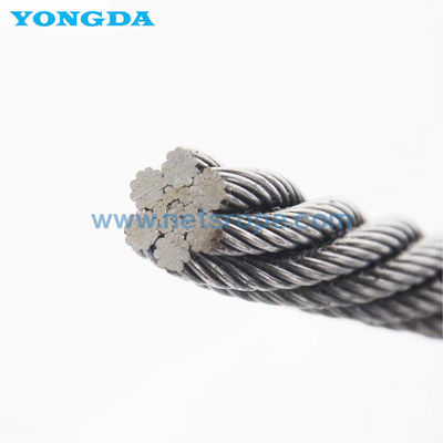 6 × 19 ((A) Sợi dây thép kẽm cho đường cao tốc guardrail với sức mạnh cao, chống ăn mòn và bền an toàn cáp