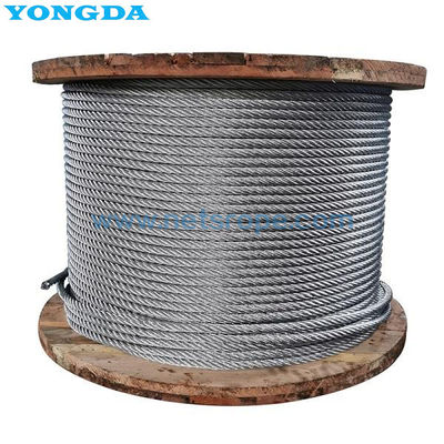 6 × 19 ((A) Sợi dây thép kẽm cho đường cao tốc guardrail với sức mạnh cao, chống ăn mòn và bền an toàn cáp