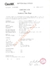 Trung Quốc Jiangyin Yongda Cord Net Co., Ltd. Chứng chỉ